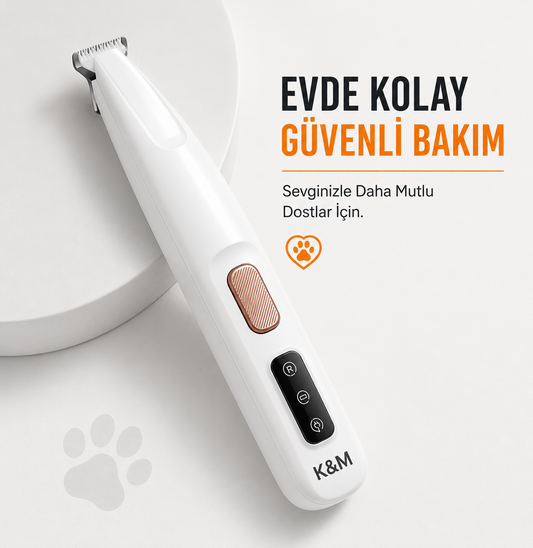 K&M Profesyonel Kedi & Köpek Tıraş Makinesi